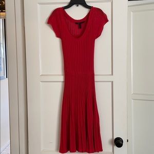 BCBG short sleeve crochet dress